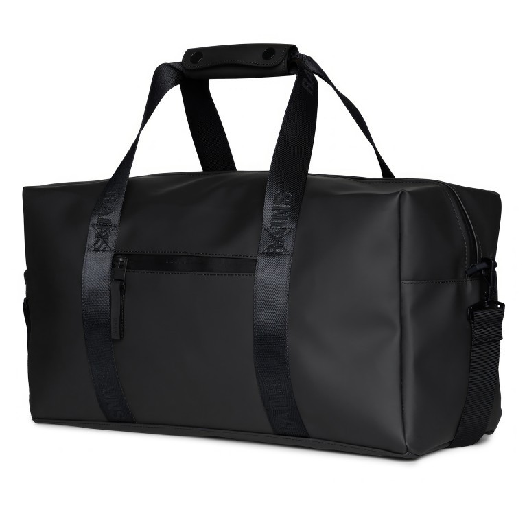 Reisetasche Trail Gym Bag Black, Farbe: schwarz, Marke: Rains, EAN: 5711747558918, Abmessungen in cm: 48.5x25x22, Bild 2 von 5