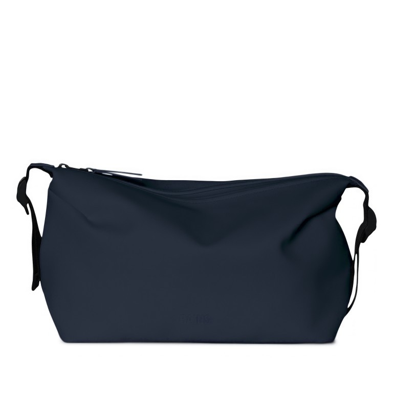 Kulturbeutel Weekend Wash Bag Navy, Farbe: blau/petrol, Marke: Rains, EAN: 5711747558079, Abmessungen in cm: 26x14x12, Bild 1 von 4