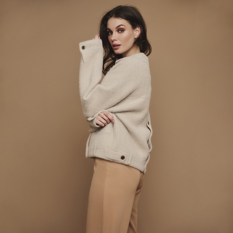 Jacke Bubbly Größe L Stone, Farbe: beige, Marke: Rino & Pelle, EAN: 8720529228090, Bild 2 von 3