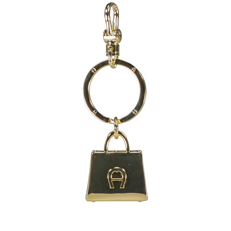 Schlüsselanhänger Cybill 180-107 Gold, Farbe: metallic, Marke: AIGNER, EAN: 4055539519567, Abmessungen in cm: 3.4x10x1, Bild 1 von 2