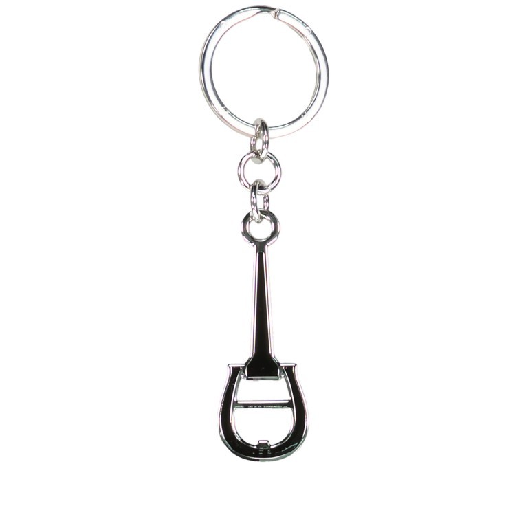 Schlüsselanhänger Logo 180-044 Black Silver, Farbe: schwarz, Marke: AIGNER, EAN: 4055539424342, Abmessungen in cm: 3.5x11.5x0.3, Bild 1 von 1