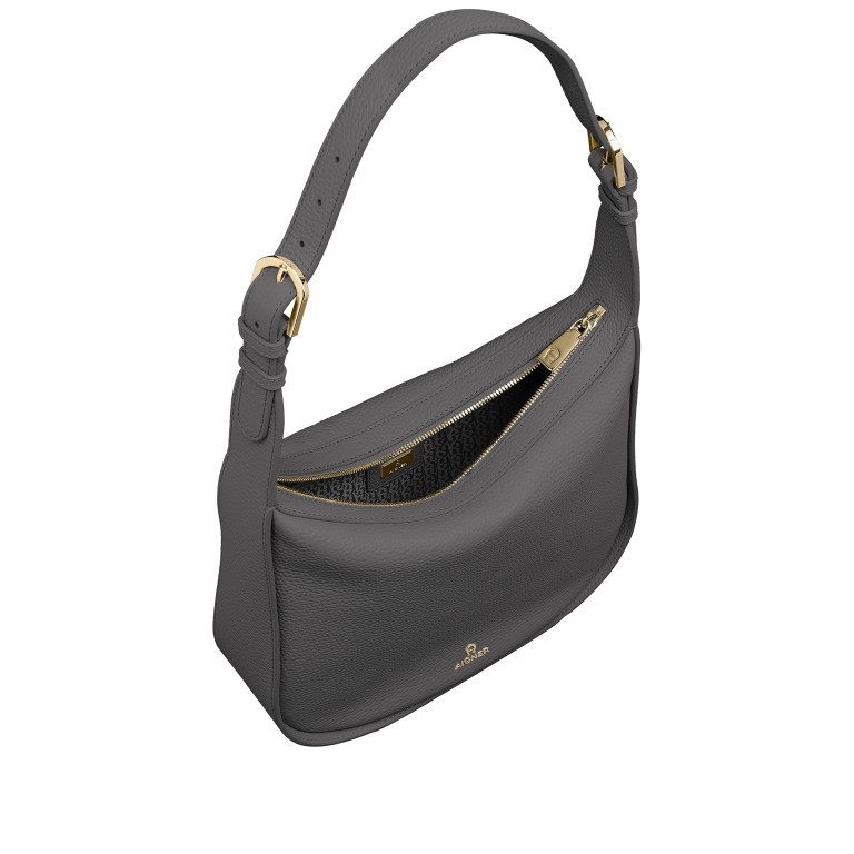 Umhängetasche Ivy M Diamond Grey, Farbe: grau, Marke: AIGNER, EAN: 4055539515002, Abmessungen in cm: 29x28x8.5, Bild 4 von 4