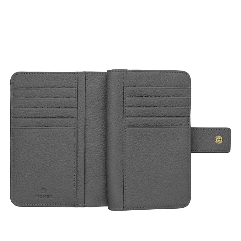 Geldbörse Ivy 152-232 Diamond Grey, Farbe: grau, Marke: AIGNER, EAN: 4055539517174, Abmessungen in cm: 14.3x10x3, Bild 4 von 5