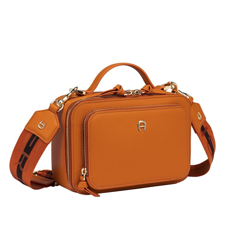 Umhängetasche Zita Umhängetasche S Element Orange, Farbe: orange, Marke: AIGNER, EAN: 4055539511622, Abmessungen in cm: 23x15x10, Bild 2 von 6
