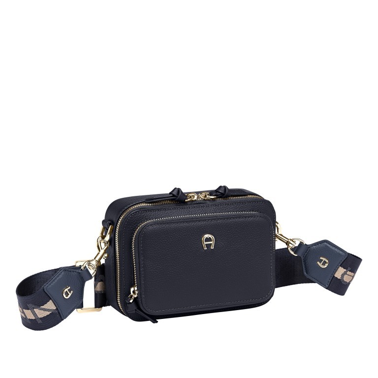 Umhängetasche Zita S Cosmic Blue, Farbe: blau/petrol, Marke: AIGNER, EAN: 4055539511912, Abmessungen in cm: 19x14x8, Bild 2 von 5