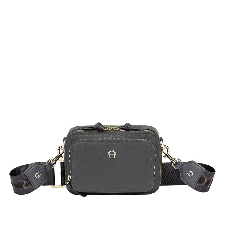 Umhängetasche Zita S Diamond Grey, Farbe: grau, Marke: AIGNER, EAN: 4055539511905, Abmessungen in cm: 19x14x8, Bild 1 von 5