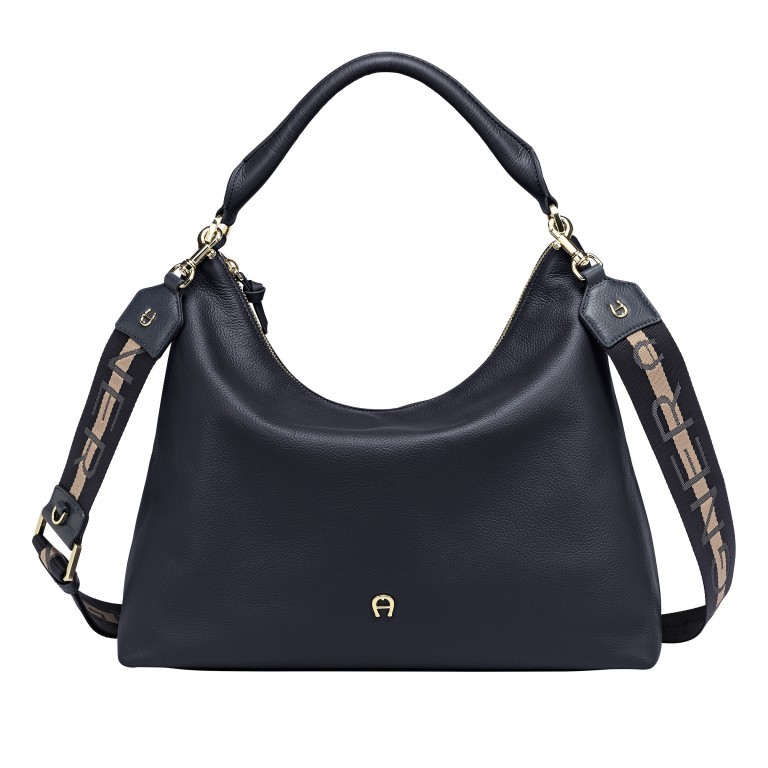 Beuteltasche Zita M Cosmic Blue, Farbe: blau/petrol, Marke: AIGNER, EAN: 4055539513718, Abmessungen in cm: 37x29x16, Bild 1 von 6