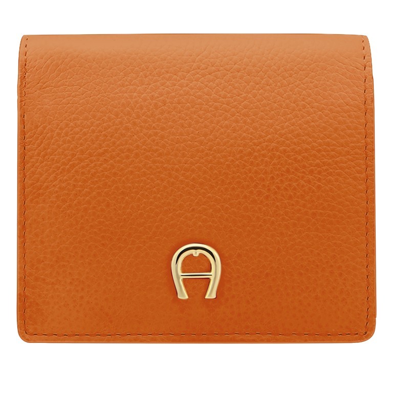 Geldbörse Zita mit RFID-Schutz Element Orange, Farbe: orange, Marke: AIGNER, EAN: 4055539516122, Abmessungen in cm: 10.5x9.5x2, Bild 1 von 4