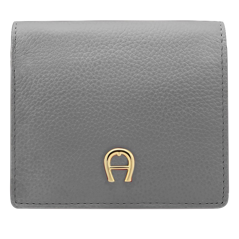 Geldbörse Zita mit RFID-Schutz Diamond Grey, Farbe: grau, Marke: AIGNER, EAN: 4055539516153, Abmessungen in cm: 10.5x9.5x2, Bild 1 von 4