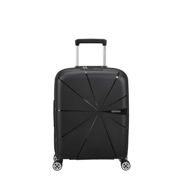 Koffer Starvibe Spinner 55 erweiterbar Black, Farbe: schwarz, Marke: American Tourister, EAN: 5400520202482, Abmessungen in cm: 40x55x20, Bild 1 von 13