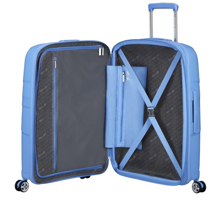 Koffer Starvibe Spinner 67 erweiterbar Tranquil Blue, Farbe: blau/petrol, Marke: American Tourister, EAN: 5400520202604, Abmessungen in cm: 46x67x27, Bild 8 von 13