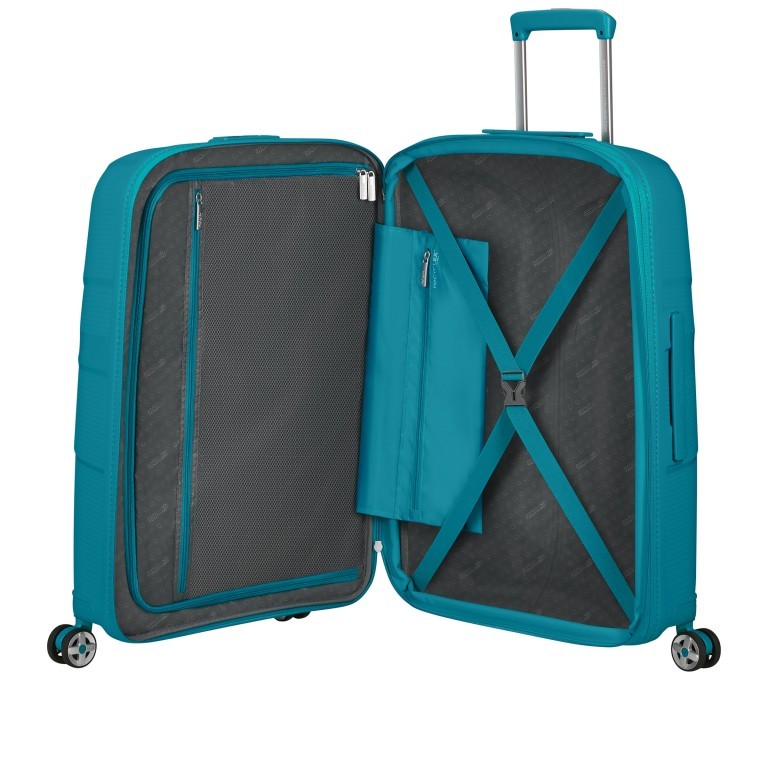 Koffer Starvibe Spinner 67 erweiterbar Verdigris, Farbe: grün/oliv, Marke: American Tourister, EAN: 5400520202581, Abmessungen in cm: 46x67x27, Bild 8 von 13