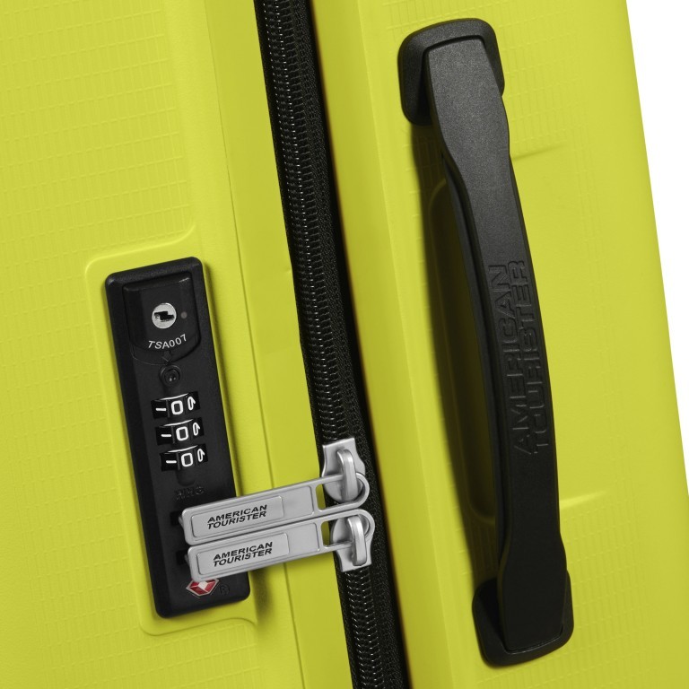 Koffer Aerostep Spinner 55 Expandable Light Lime, Farbe: gelb, Marke: American Tourister, EAN: 5400520207487, Abmessungen in cm: 40x55x20, Bild 10 von 14
