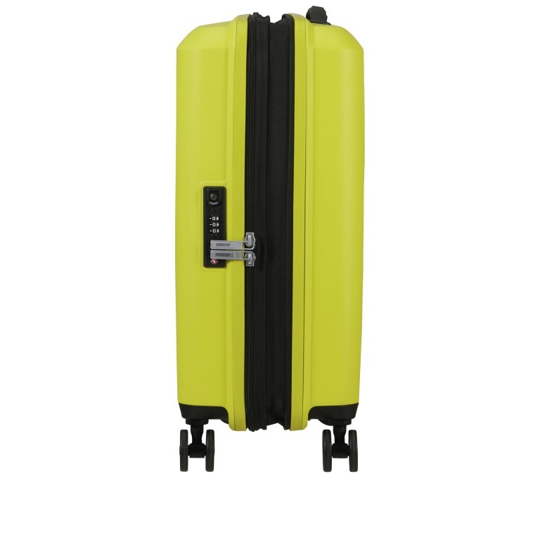 Koffer Aerostep Spinner 55 Expandable Light Lime, Farbe: gelb, Marke: American Tourister, EAN: 5400520207487, Abmessungen in cm: 40x55x20, Bild 4 von 14
