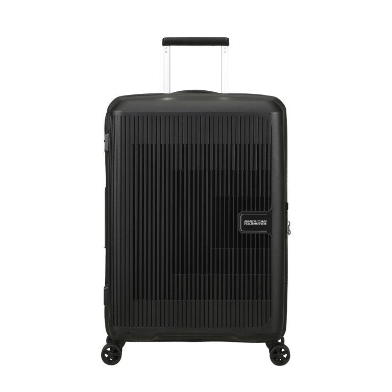 Koffer Aerostep Spinner 67 Expandable Black, Farbe: schwarz, Marke: American Tourister, EAN: 5400520207500, Abmessungen in cm: 46x67x26, Bild 1 von 14