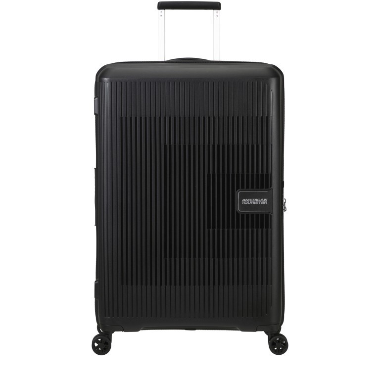 Koffer Aerostep Spinner 77 Expandable Black, Farbe: schwarz, Marke: American Tourister, EAN: 5400520207760, Abmessungen in cm: 50x77x29, Bild 1 von 14