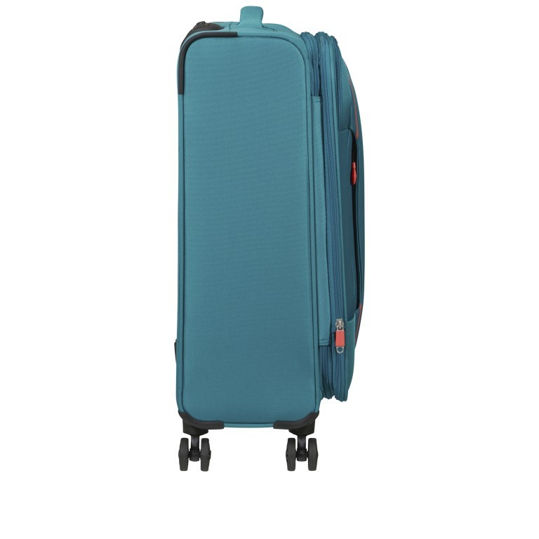 Koffer Pulsonic Spinner 68 Expandable Stone Teal, Farbe: blau/petrol, Marke: American Tourister, EAN: 5400520204172, Abmessungen in cm: 44x68x27, Bild 5 von 12