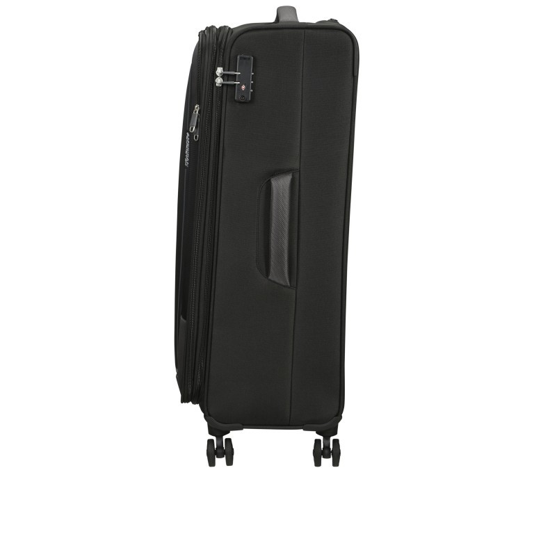 Koffer Pulsonic Spinner 81 Expandable Asphalt Black, Farbe: schwarz, Marke: American Tourister, EAN: 5400520204196, Abmessungen in cm: 49x81x31, Bild 3 von 11