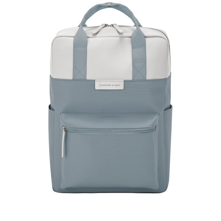 Rucksack Bergen Steel Blue, Farbe: blau/petrol, Marke: Kapten & Son, EAN: 4251145238957, Abmessungen in cm: 28x39x11.5, Bild 1 von 7
