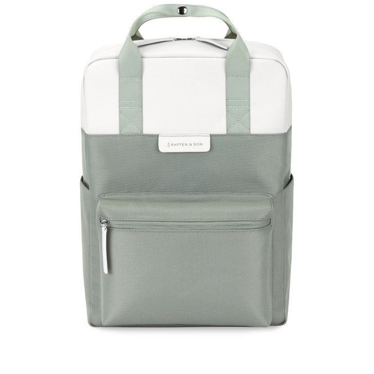 Rucksack Bergen Small mit Tabletfach 11 Zoll Muted Sage, Farbe: grün/oliv, Marke: Kapten & Son, EAN: 4251145237844, Abmessungen in cm: 23.5x33.5x9.5, Bild 1 von 5