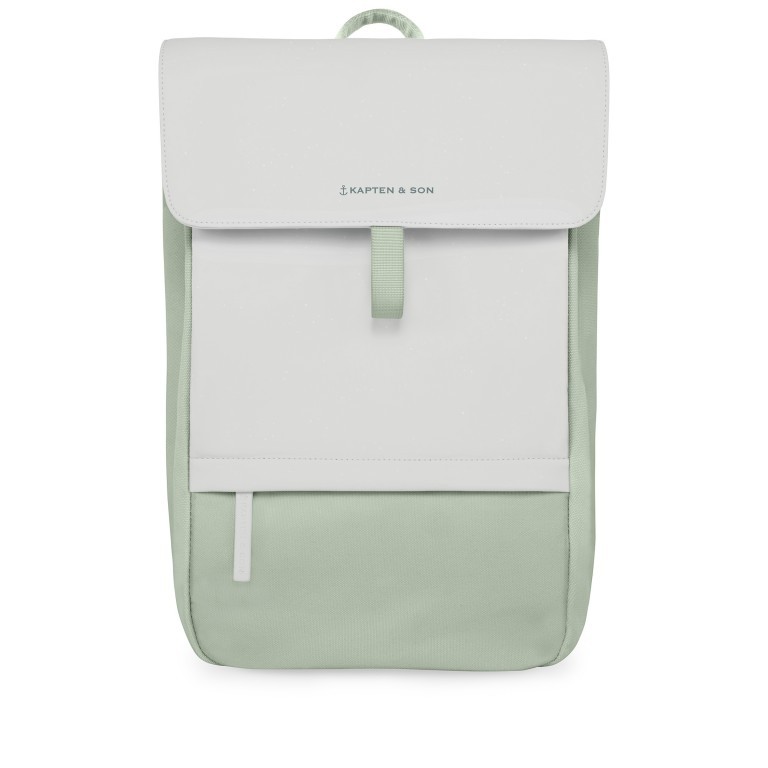 Rucksack Fyn Muted Mint, Farbe: grün/oliv, Marke: Kapten & Son, EAN: 4251145237882, Abmessungen in cm: 28.5x39.5x12.5, Bild 1 von 10