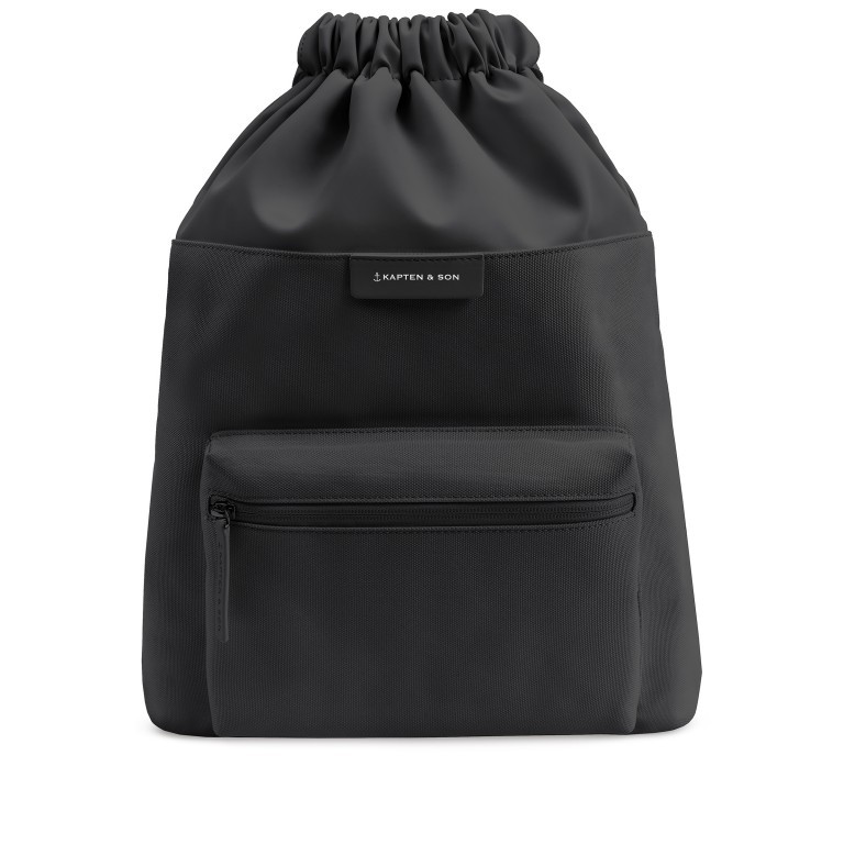 Rucksack / Sportbeutel Storberg All Black, Farbe: schwarz, Marke: Kapten & Son, EAN: 4251145237752, Abmessungen in cm: 33.5x45x5, Bild 1 von 5