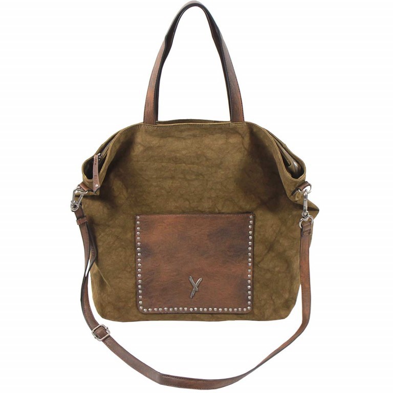 Shopper Lilly 10375 Khaki, Farbe: taupe/khaki, Marke: Suri Frey, Abmessungen in cm: 45x35x16, Bild 2 von 6