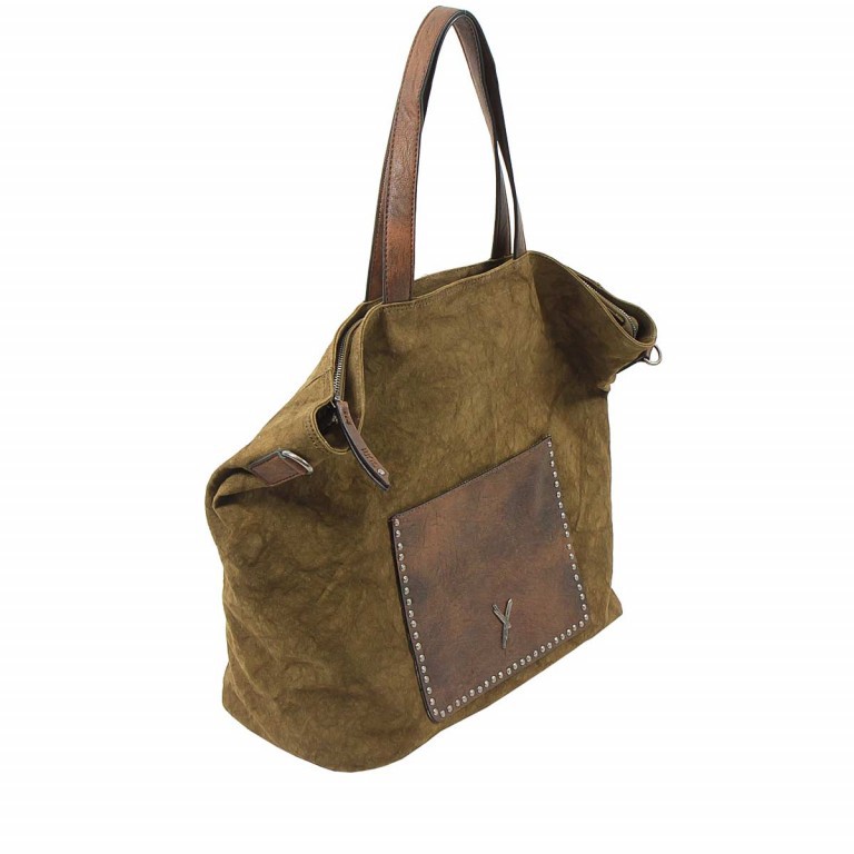 Shopper Lilly 10375 Khaki, Farbe: taupe/khaki, Marke: Suri Frey, Abmessungen in cm: 45x35x16, Bild 3 von 6