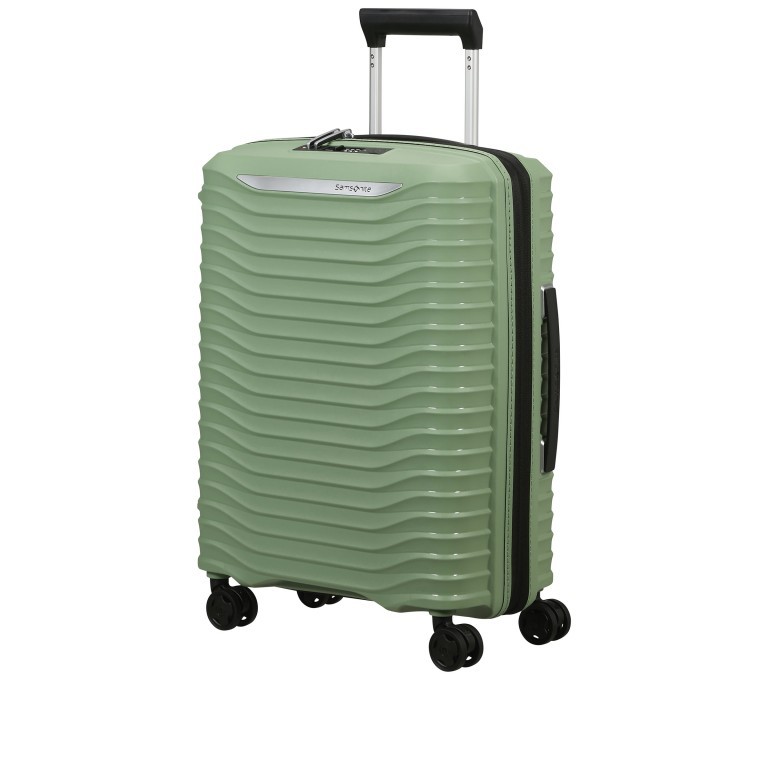 Koffer Upscape Spinner 55 erweiterbar auf 45 Liter Stone Green, Farbe: grün/oliv, Marke: Samsonite, EAN: 5400520225375, Abmessungen in cm: 40x55x20, Bild 2 von 14