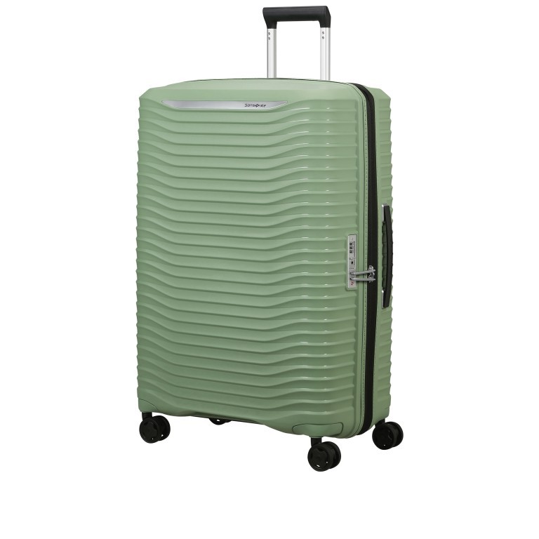 Koffer Upscape Spinner 75 erweiterbar auf 114 Liter Stone Green, Farbe: grün/oliv, Marke: Samsonite, EAN: 5400520225399, Abmessungen in cm: 51x75x30, Bild 2 von 12