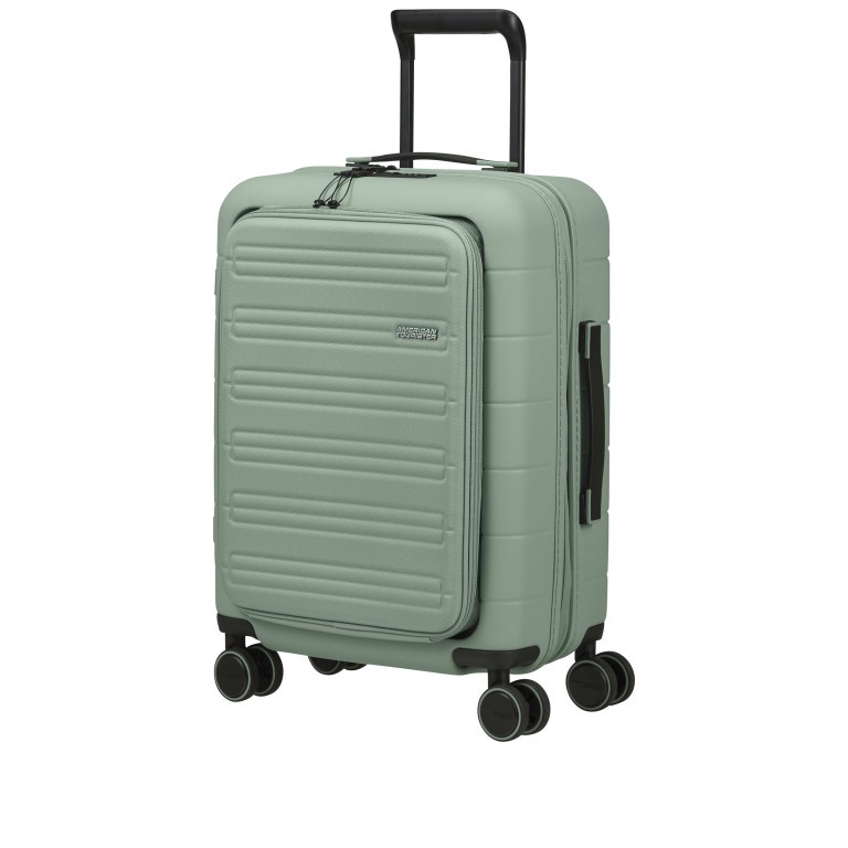 Koffer Novastream Spinner 55 Smart mit Laptopfach Nomad Green, Farbe: grün/oliv, Marke: American Tourister, EAN: 5400520194435, Bild 2 von 12