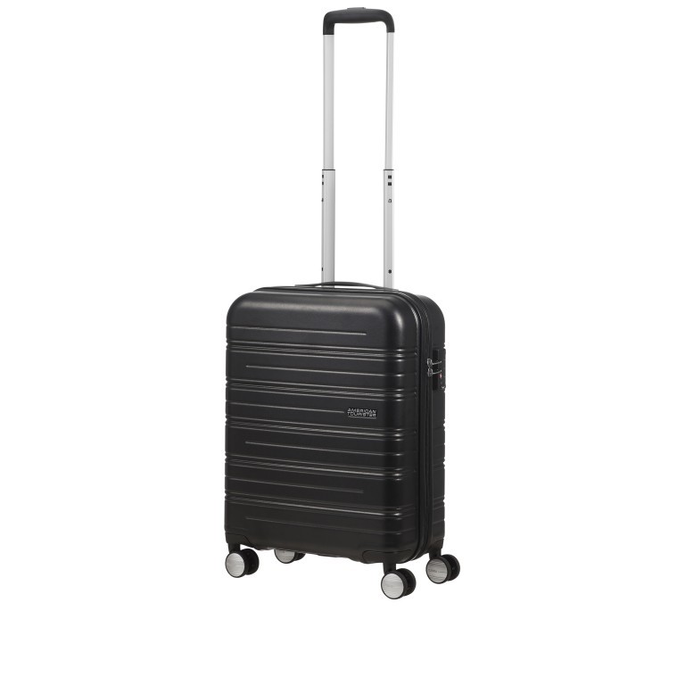 Koffer High Turn Spinner 55 IATA-Maß Matt Black, Farbe: schwarz, Marke: American Tourister, EAN: 5400520213150, Abmessungen in cm: 40x55x20, Bild 2 von 4