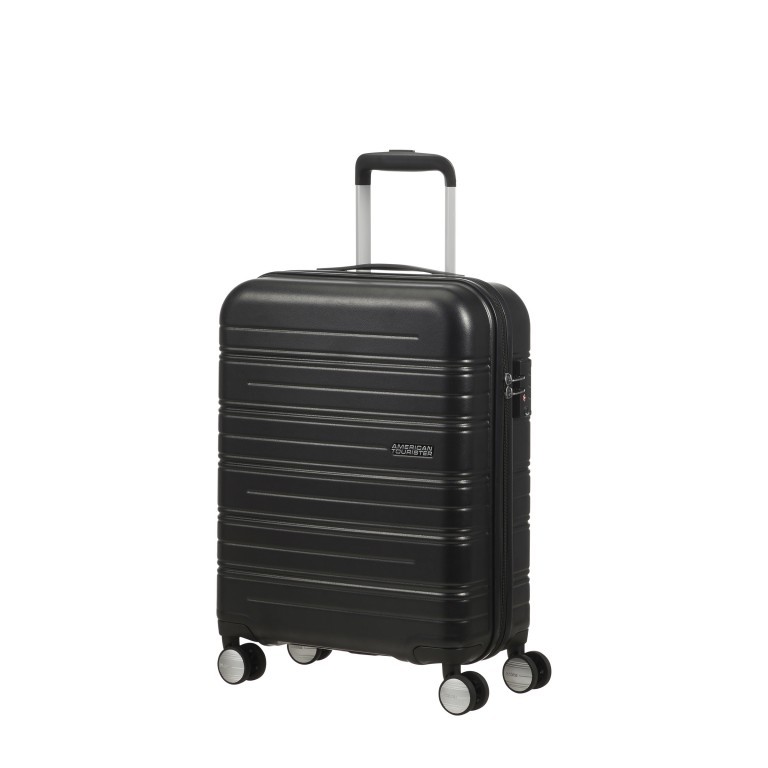 Koffer High Turn Spinner 55 IATA-Maß Matt Black, Farbe: schwarz, Marke: American Tourister, EAN: 5400520213150, Abmessungen in cm: 40x55x20, Bild 1 von 4