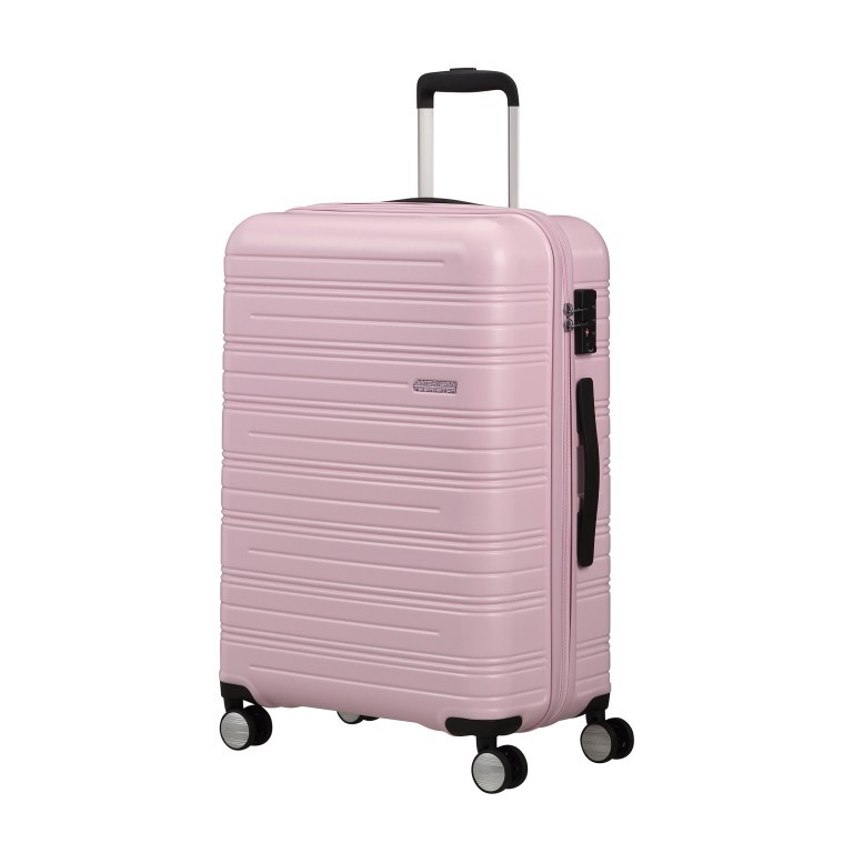 Koffer High Turn Spinner 67 Matt Powder Pink, Farbe: rosa/pink, Marke: American Tourister, EAN: 5400520213280, Abmessungen in cm: 46.5x67x27.5, Bild 1 von 4