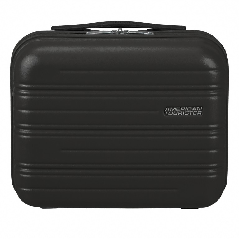 Kosmetikkoffer High Turn Matt Black, Farbe: schwarz, Marke: American Tourister, EAN: 5400520218834, Abmessungen in cm: 33x27x17, Bild 1 von 10