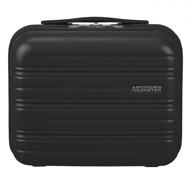 Kosmetikkoffer High Turn Matt Black, Farbe: schwarz, Marke: American Tourister, EAN: 5400520218834, Abmessungen in cm: 33x27x17, Bild 1 von 10