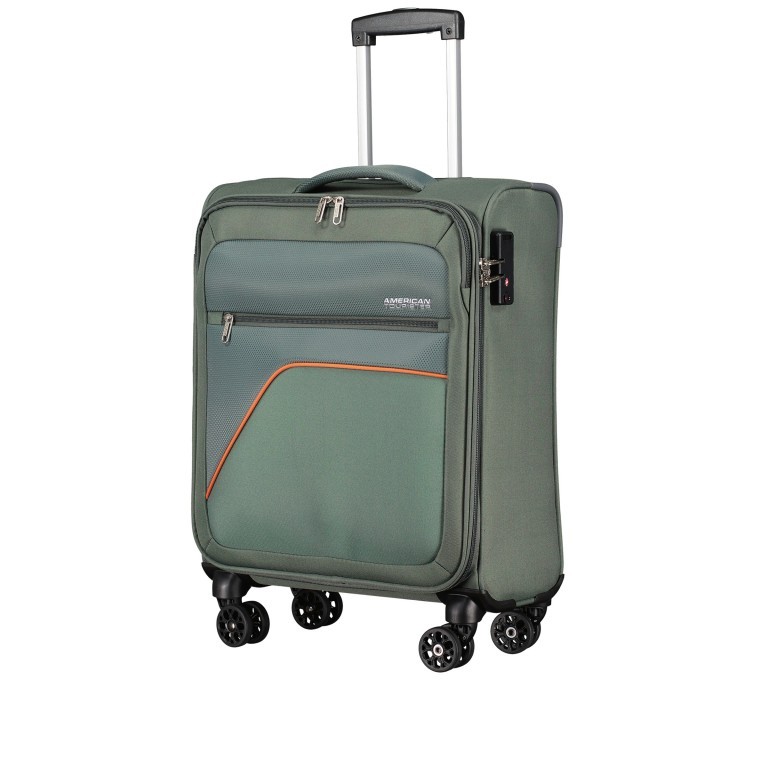 Koffer Sky Surfer Spinner S IATA-Maß Nomad Green, Farbe: grün/oliv, Marke: American Tourister, EAN: 5400520207524, Abmessungen in cm: 40x55x20, Bild 1 von 9