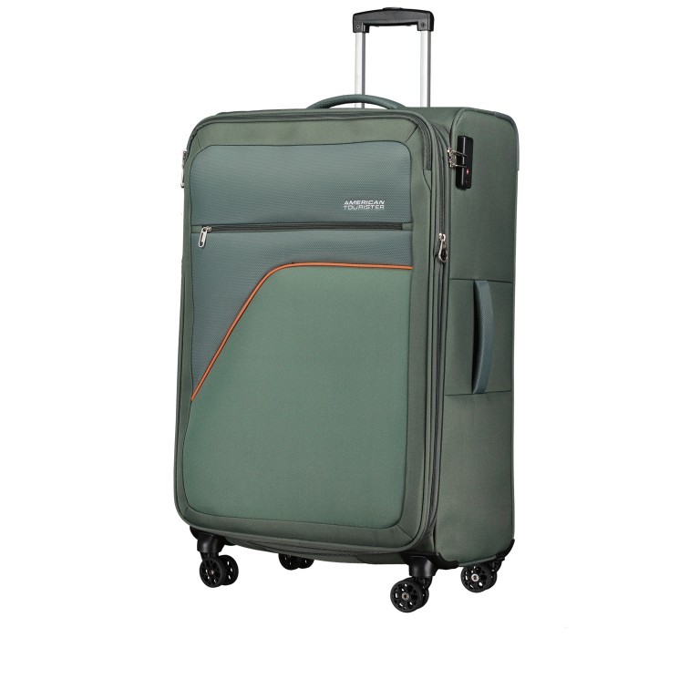Koffer Sky Surfer Spinner L Expandable Nomad Green, Farbe: grün/oliv, Marke: American Tourister, EAN: 5400520207562, Abmessungen in cm: 44x78x29, Bild 1 von 9