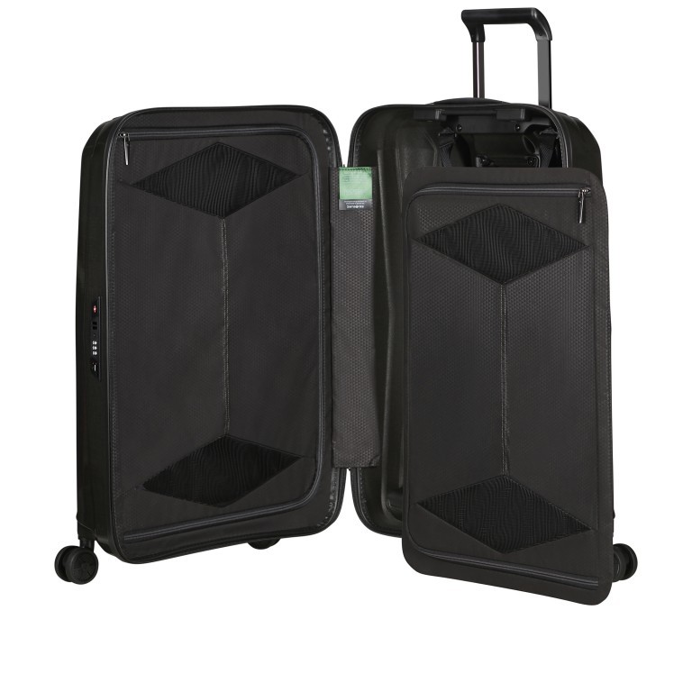 Koffer Major-Lite Spinner 69 Black, Farbe: schwarz, Marke: Samsonite, EAN: 5400520216038, Abmessungen in cm: 65x69x28, Bild 7 von 10