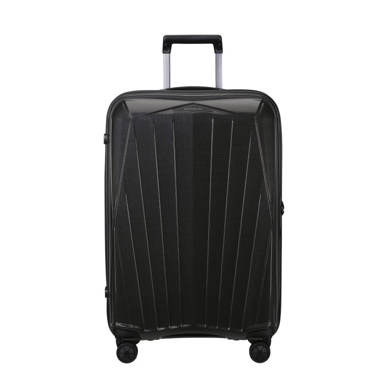 Koffer Major-Lite Spinner 69 Black, Farbe: schwarz, Marke: Samsonite, EAN: 5400520216038, Abmessungen in cm: 65x69x28, Bild 1 von 10