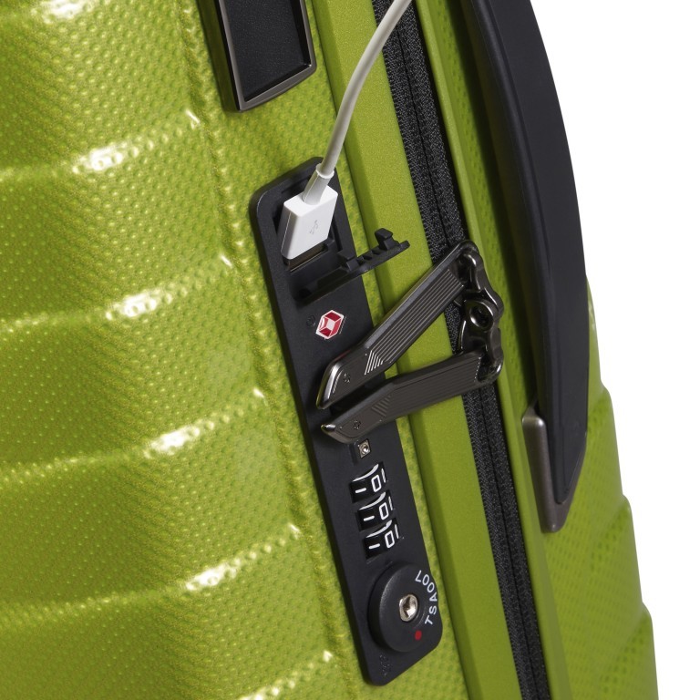 Koffer Proxis Spinner 55 Lime, Farbe: gelb, Marke: Samsonite, EAN: 5400520236685, Abmessungen in cm: 40x55x20, Bild 13 von 15