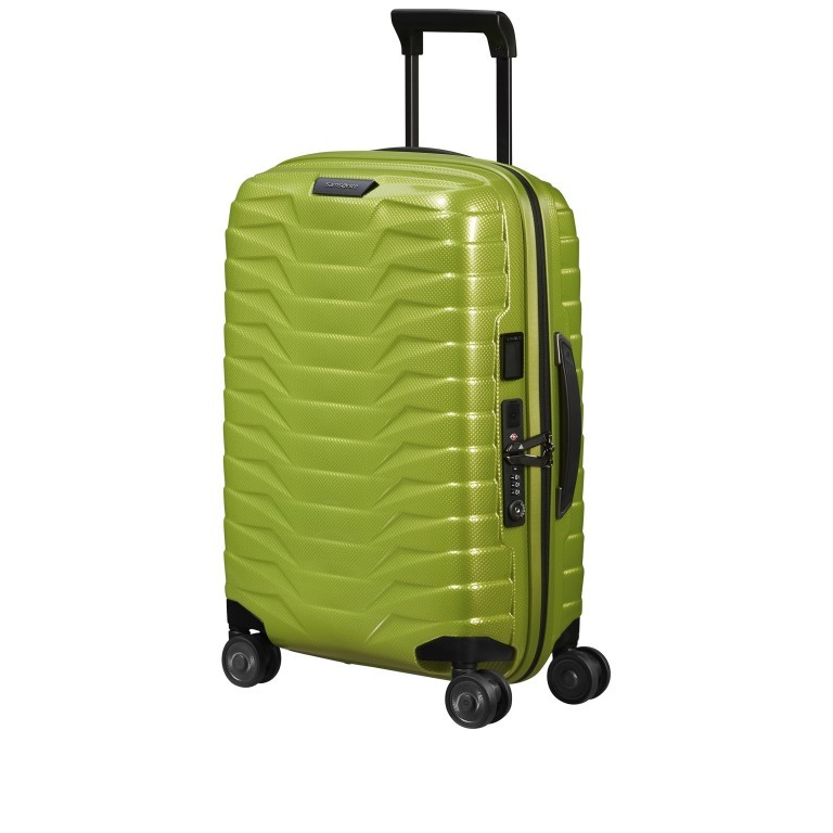 Koffer Proxis Spinner 55 Lime, Farbe: gelb, Marke: Samsonite, EAN: 5400520236685, Abmessungen in cm: 40x55x20, Bild 2 von 15