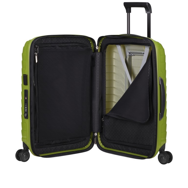 Koffer Proxis Spinner 55 Lime, Farbe: gelb, Marke: Samsonite, EAN: 5400520236685, Abmessungen in cm: 40x55x20, Bild 7 von 15