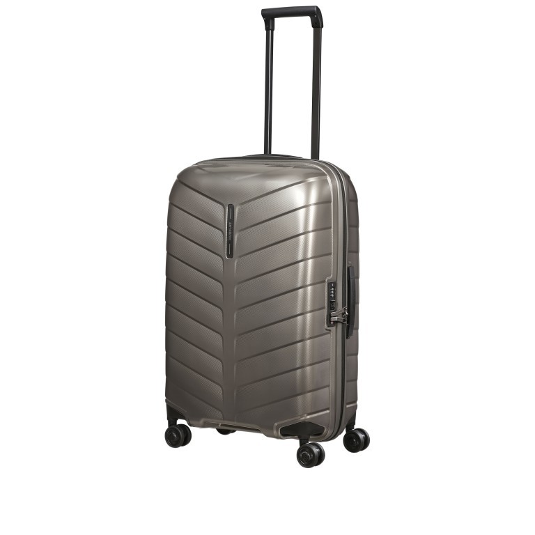 Koffer Attrix Spinner 69 Dune, Farbe: beige, Marke: Samsonite, EAN: 5400520232168, Abmessungen in cm: 46x69x27, Bild 6 von 8