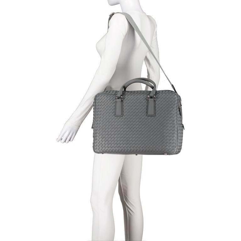 Aktentasche Busy Business Shopper L Grey, Farbe: grau, Marke: Abro, EAN: 4067278130958, Abmessungen in cm: 38x28x15, Bild 5 von 7