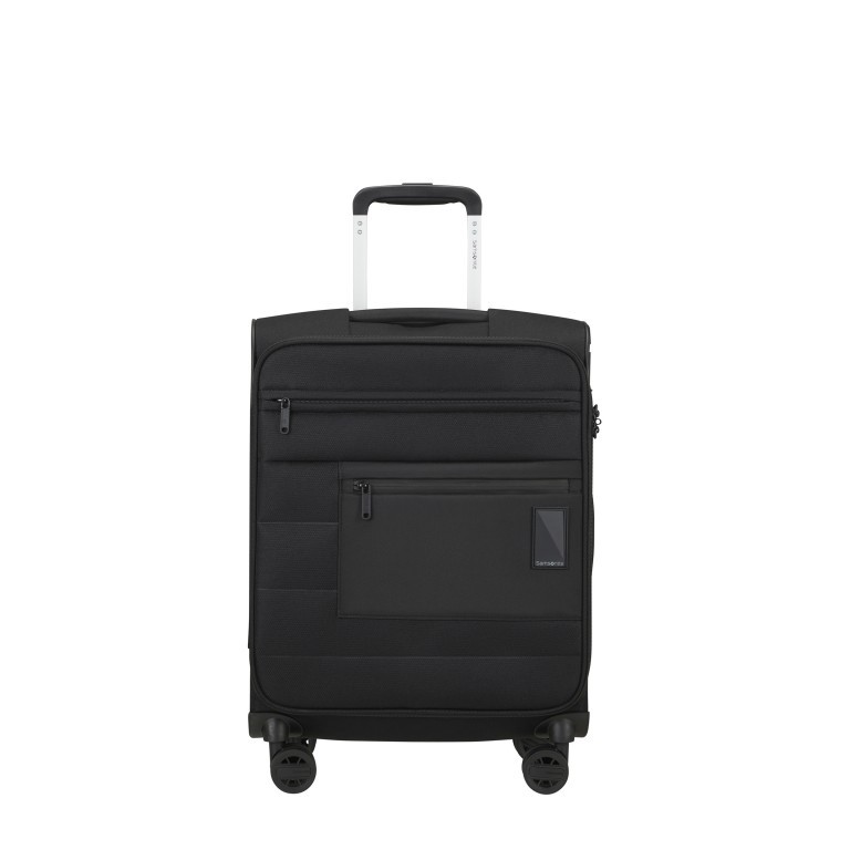 Koffer Vaycay Spinner 55 IATA-Maß Black, Farbe: schwarz, Marke: Samsonite, EAN: 5400520190284, Abmessungen in cm: 40x55x20, Bild 1 von 6