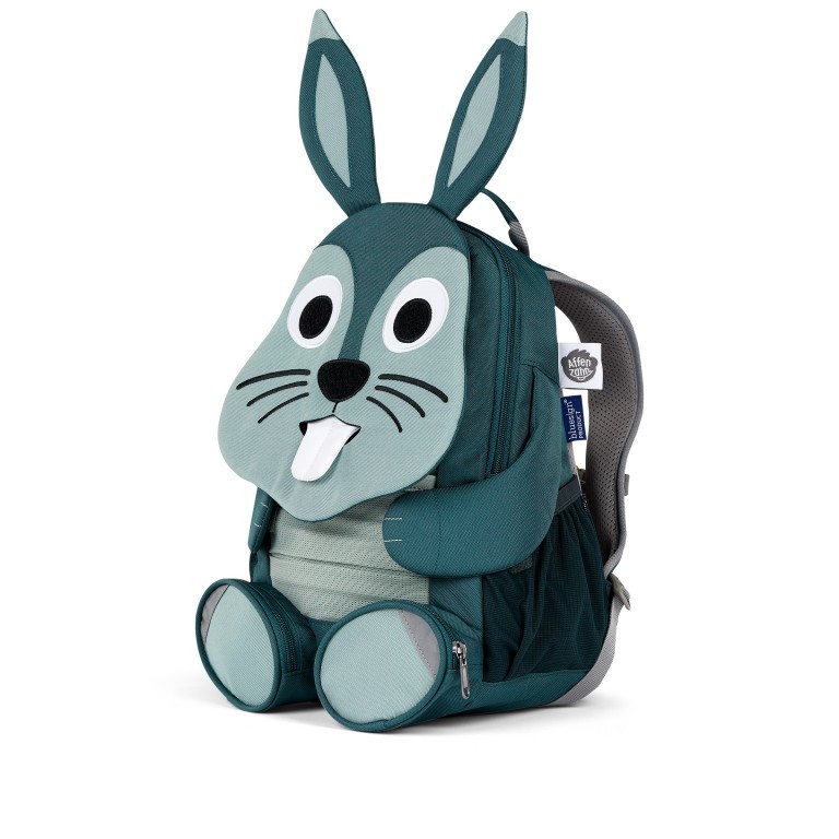 Rucksack Großer Freund für Kinder Hase, Farbe: grau, Marke: Affenzahn, EAN: 4057081180820, Abmessungen in cm: 20x31x12, Bild 2 von 7