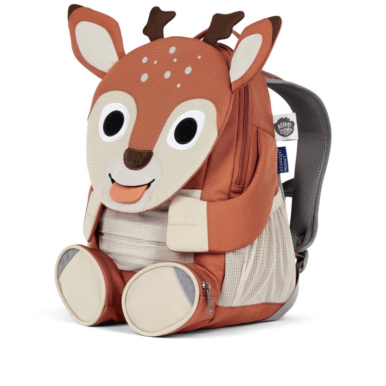 Rucksack Großer Freund für Kinder Reh, Farbe: braun, Marke: Affenzahn, EAN: 4057081180837, Abmessungen in cm: 20x31x12, Bild 2 von 7