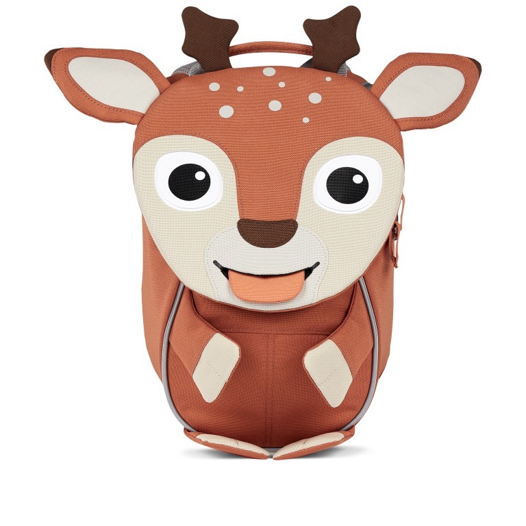 Rucksack Kleiner Freund für Kinder Reh, Farbe: braun, Marke: Affenzahn, EAN: 4057081180851, Abmessungen in cm: 17x25x11, Bild 1 von 7