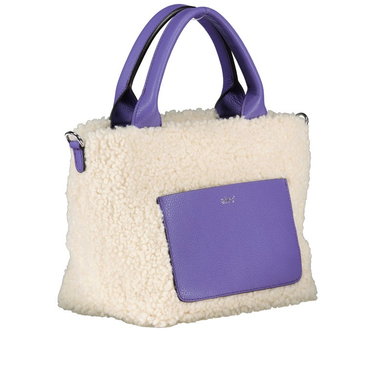 Handtasche Eco Fur Florian Raquel S Ivory Purple, Farbe: flieder/lila, Marke: Abro, EAN: 4067278101095, Abmessungen in cm: 22x20x11, Bild 2 von 7